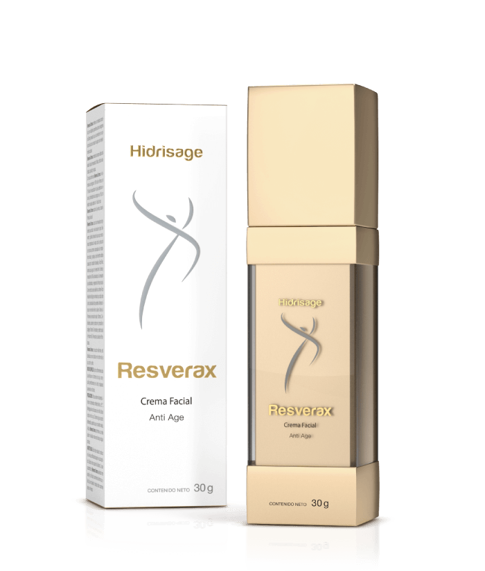 Hidrisage - Resverax - Antioxidante ideal para  retrasar los signos del envejecimiento cutáneo